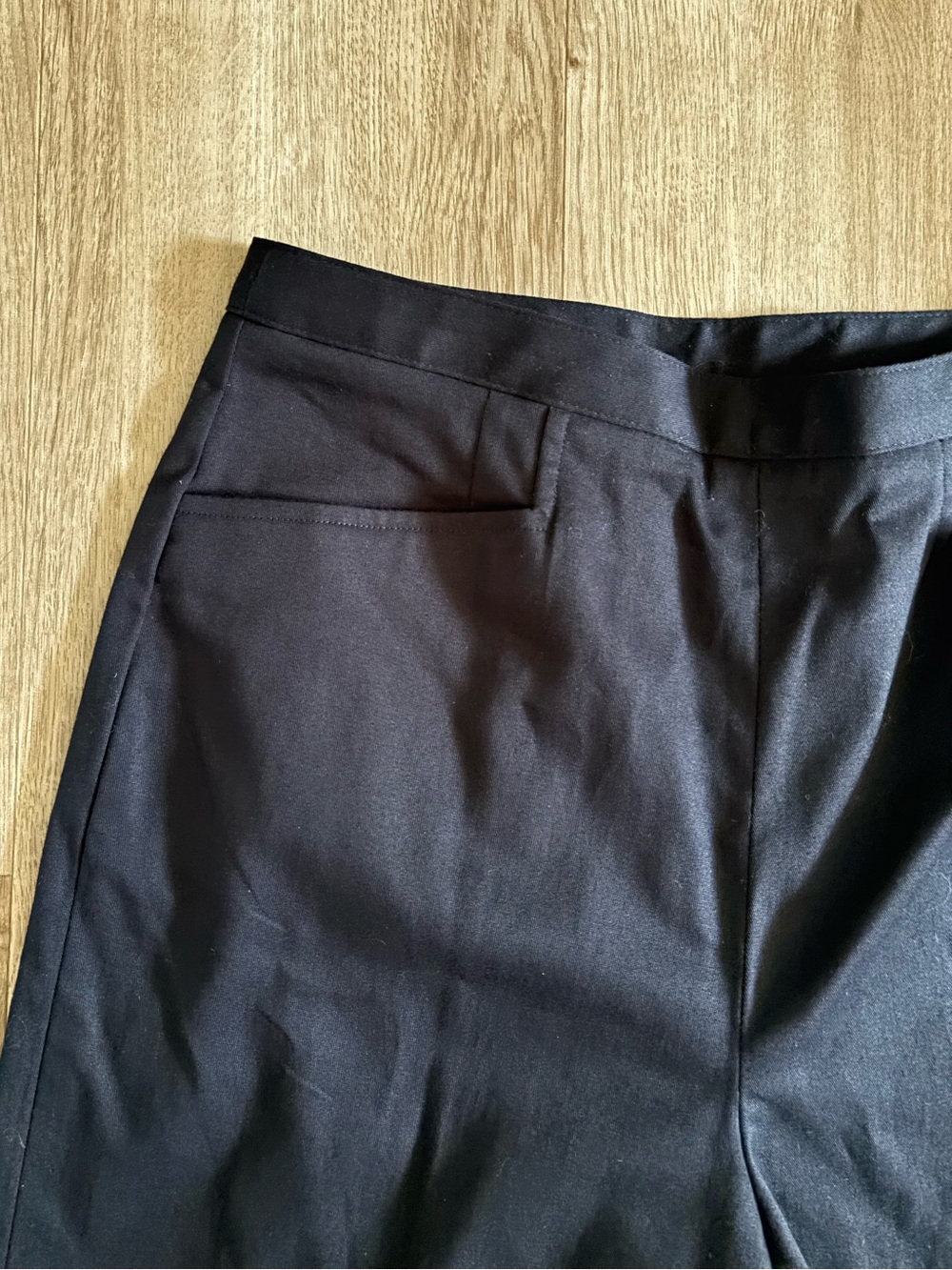 Vintage Talbots Dress Pants Women’s 4 Black Cotton - Picture 4 of 8